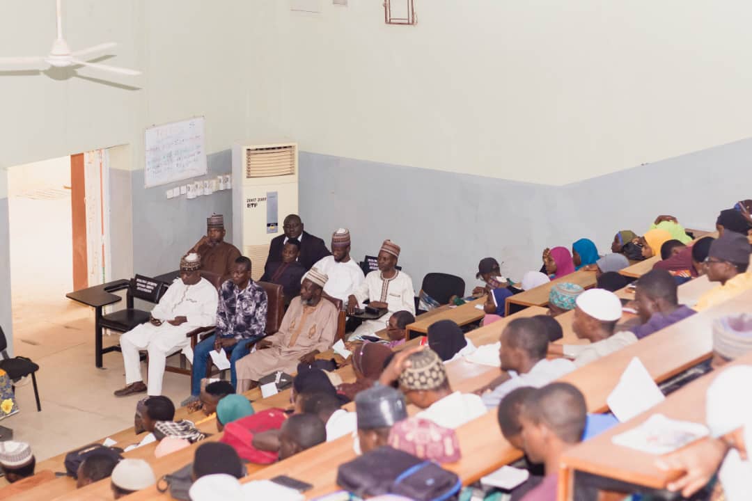 A cross section of participating students
            and staff members present